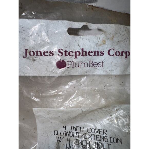Jones Stephens Cleanout Cover Wall Mount Stainless Steel 4"‎ C90014 - Picture 4 of 4